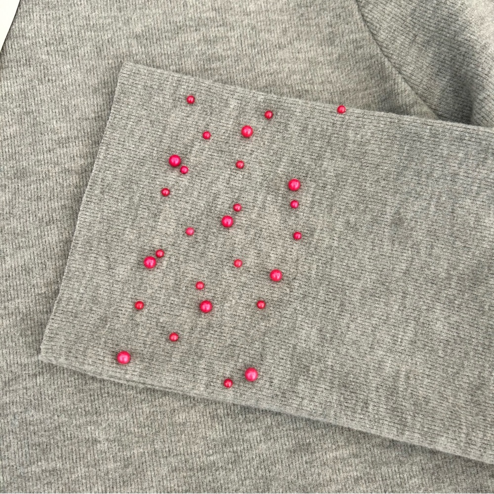 Zara Pearl Embellished Sweater NWT - Picture 7 of 15